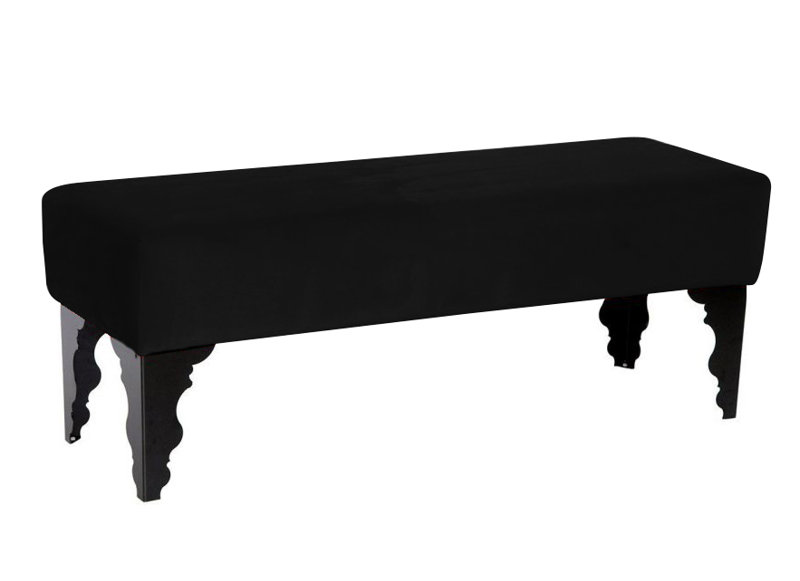 Artedeco Upholstered Bench, Black