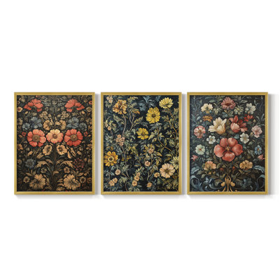 Ensemble de 3 estampes giclées encadrées - Prêt à accrocher
