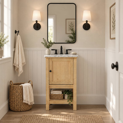 Ensemble de meuble-lavabo simple 19 po Narron