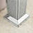 Silver Mirrored End Table With Crystal Inlay (Only Including Table)