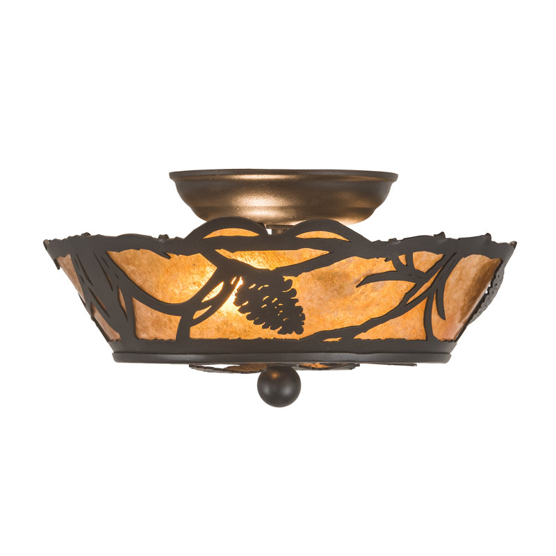 2 - Light Semi Flush Mount