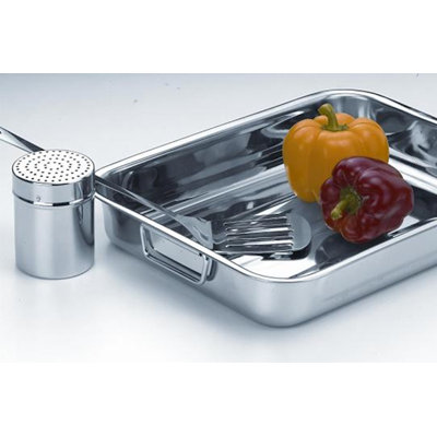 3Tlg. Lasagne-Set Aus Edelstahl