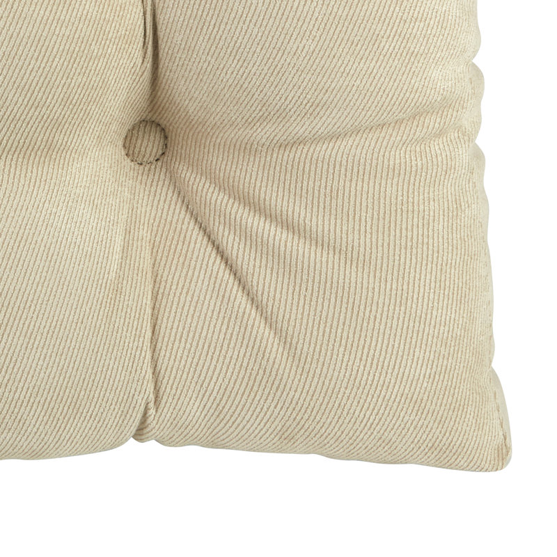 Coussins de siège larges antidérapants 17 po x 17 po, Pierre, 3" H x 15" W x 15" L