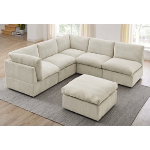 Latitude Run® Jacksmith 97 Width 3-Pieces Sectional Sofa & Chaise,Ottoman  & Reviews