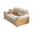 3-in-1 Convertible Sofa Bed with Silent Rollers, Double Cushions, 800 lb Capacity for Small Spaces-649233813