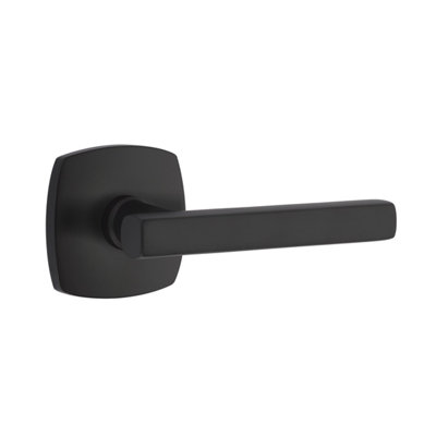 Flat Privacy (Bed & Bath) Door Lever with Square Rosette
