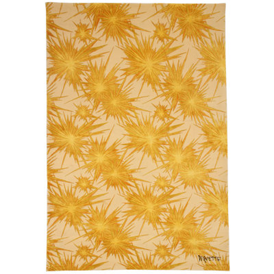 Tony Duquette - 'Golden Sunburst' Rug 6' X 9'