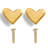 1-3/5” Length Heart Cabinet Knob Multi-Pack 