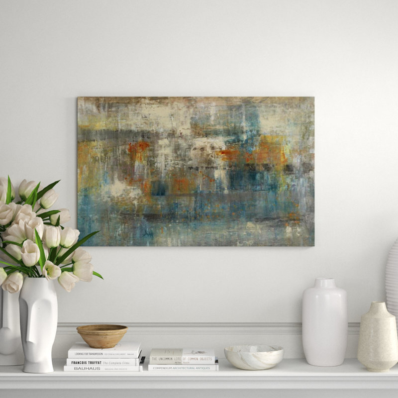 Impulse Beams Painting by Alexys Henry, Outdoor, 47" H x 75" W