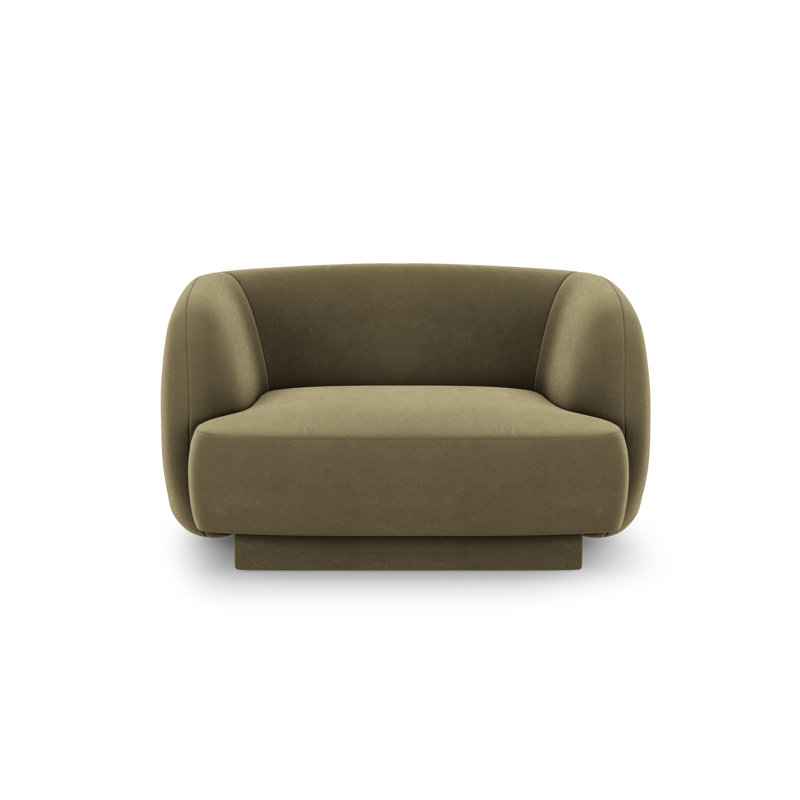 Adoraim 109Cm Wide Armchair, Green Velvet