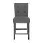 Ensemble de 2 tabourets de comptoir capitonnés contemporains en tissu, 26 po-1589467900