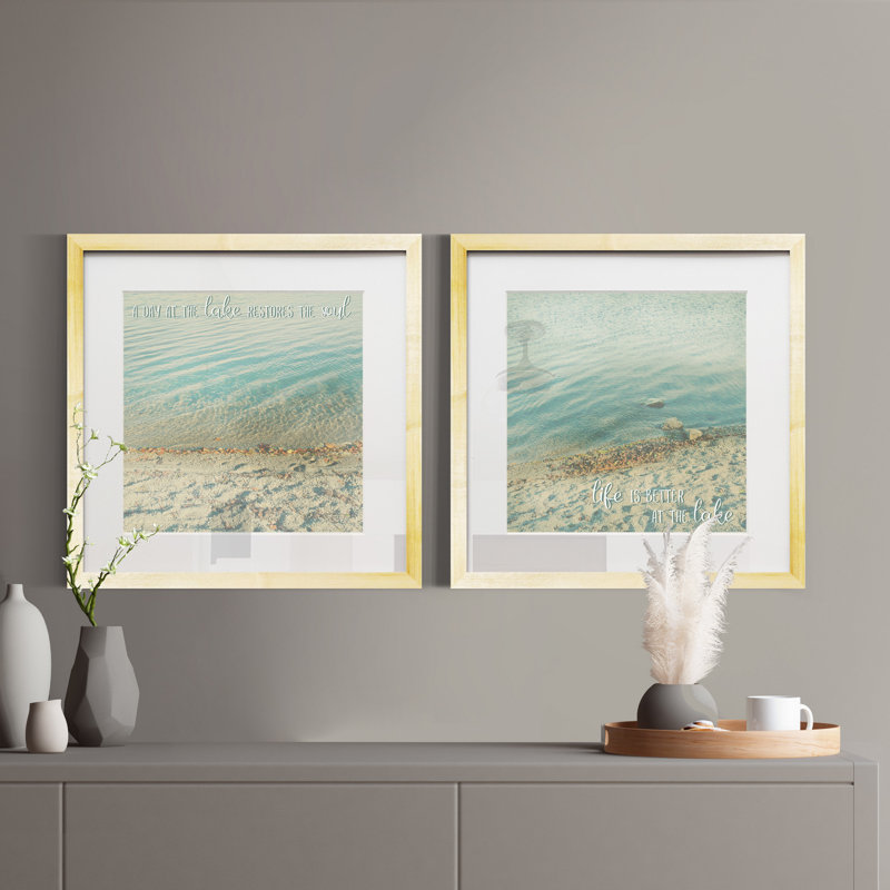 " None " 2 - Pieces Painting Print