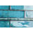 Chateau 12" x 0.75" Ceramic Pencil Liner Tile Trim in Blue