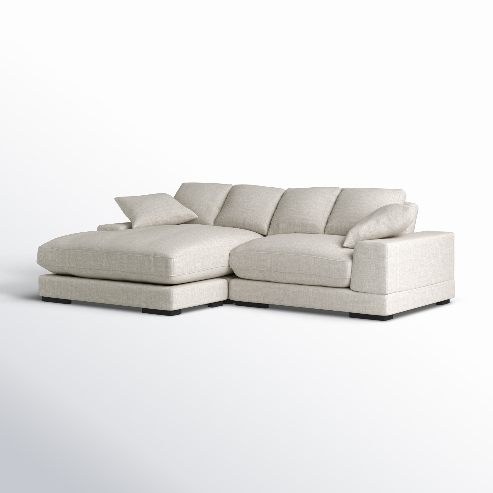 Itala 4 - Piece Velvet Sectional