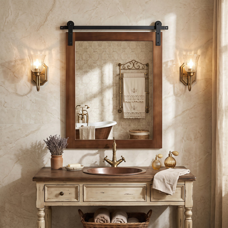 Miroir Blerta, Noyer