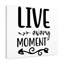 Live Every Moment - Wrapped Canvas Print