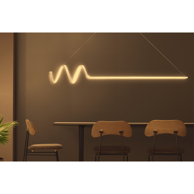 Chriselle LED Chandelier, Gold