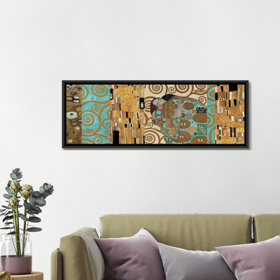 « klimt, 150 anniversaire i » par gustav klimt,, impression sur toile tendue