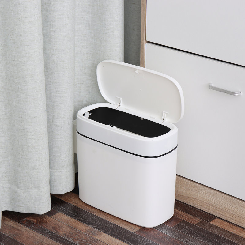 Plastic Open Waste Basket - 3.98 Gallons