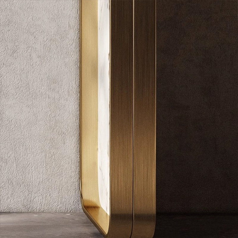 Console Simple Luxury, Beige, H 34,65 po x l 47,24 po x P 15,75 po