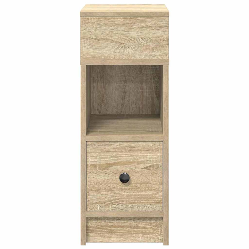 Rozario 25cm W Manufactured Wood Bedside Table, 1, Sonoma Oak