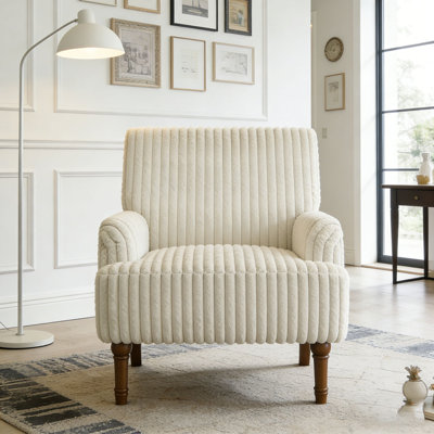 Modern Accent Corduroy Chair