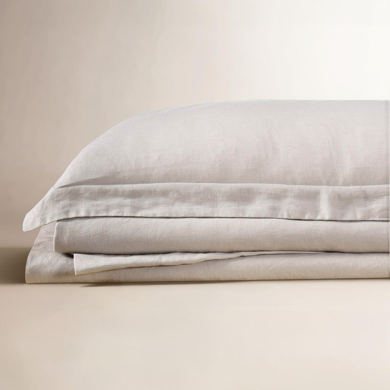 Nena 100% Linen Standard Sheet Set, Natural, King
