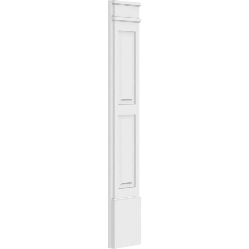 Pilastre en PVC TruCraft, Base et chapiteau décoratifs, 10 po, 72 po
