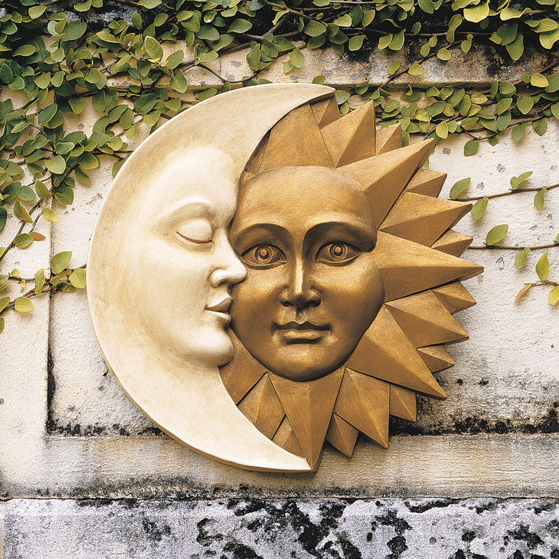 Celestial Harmony Sun & Moon Wall Sculpture