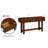 52 Inch Sofa Table With Storage Drawers, Mid Century Farmhouse Fluted Console Table With Solid Wood Legs. Entryway Table For Living Room TV, Hallway Entrance Foyer-1855842135