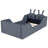 Upholstered Platform Bed with Rabbit Cushion-479619235