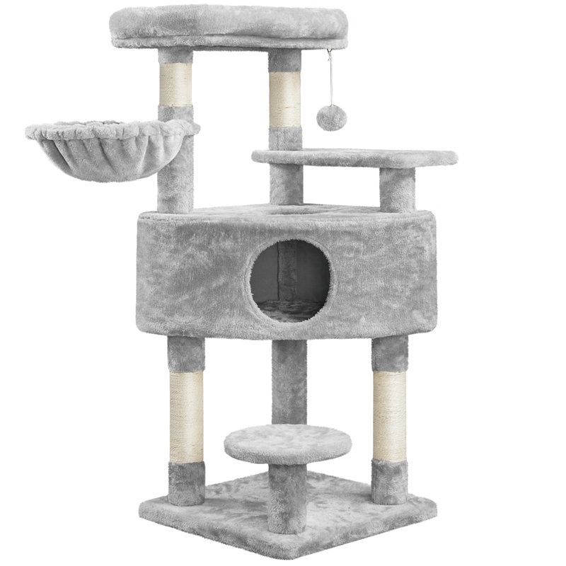 116.5cm H Cat Tree, Grey