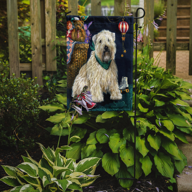 Drapeau de jardin en polyester à 2 côtés Graziello Bichon Frise Do It Better 1 x 0,11 pi, Terrier irlandais salle de jeux