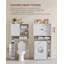 Tablette de rangement au-dessus de la toilette-2131036834
