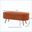 Banc de rangement avec repose-pieds ovale Luxury-1286283310