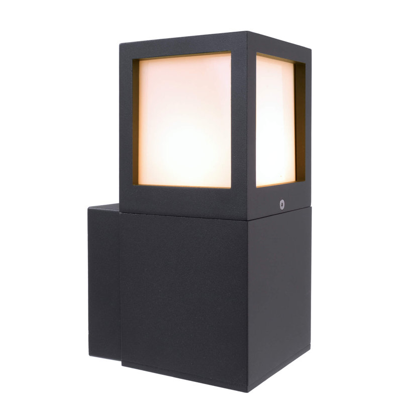Facado Anthracite Outdoor Armed Sconce