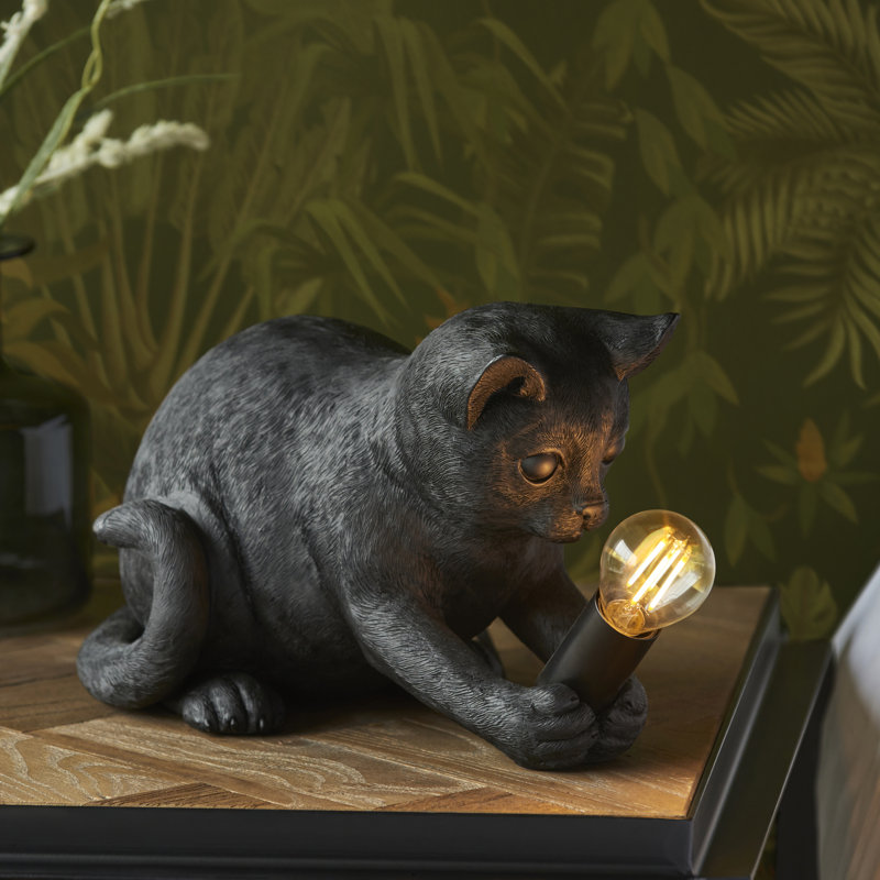 Switzer Resin Novelty Lamp, Black