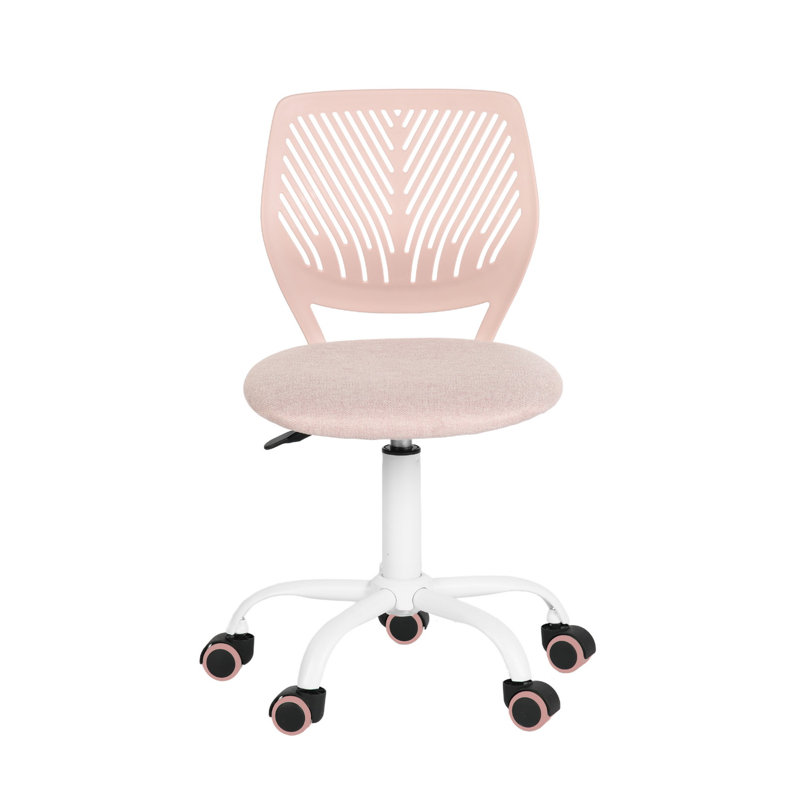 Ebern Designs Ergonomic Mesh Rolling Desk Chair, Armless Adjustable Office Task Chair with Wheels for Home or Study Use