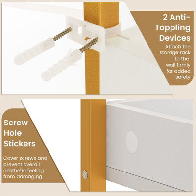 Freestanding Over The Toilet Storage