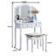 Ensemble coiffeuse et tabouret en bois Sanlo-712063693