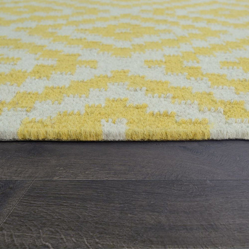 Evangeline Geometric Hand Woven Area Rug, Rectangle 120cm  x 170cm