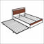 Base de lit plateforme en métal avec couchette, ports USB et support à lattes-344756094-344756081