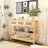 43.3" Sofa/Console Table - With 3 Top Drawers And 2 Open Shelves, Farmhouse Style-179112221