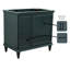 Meuble-lavabo simple 37 po avec lavabo ovale - porte gauche / lavabo gauche-1339227013