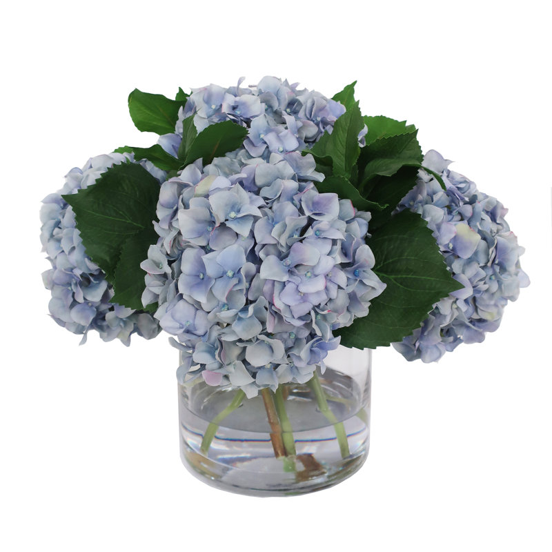 Hydrangeas In A Vase