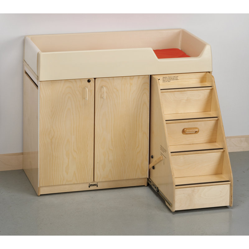 Table à langer avec escalier Jonti-Craft, Droite