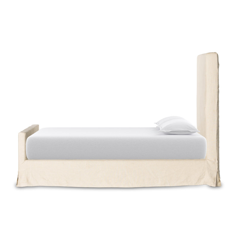 Daphne Upholstered Bed, King, Brussels Natural