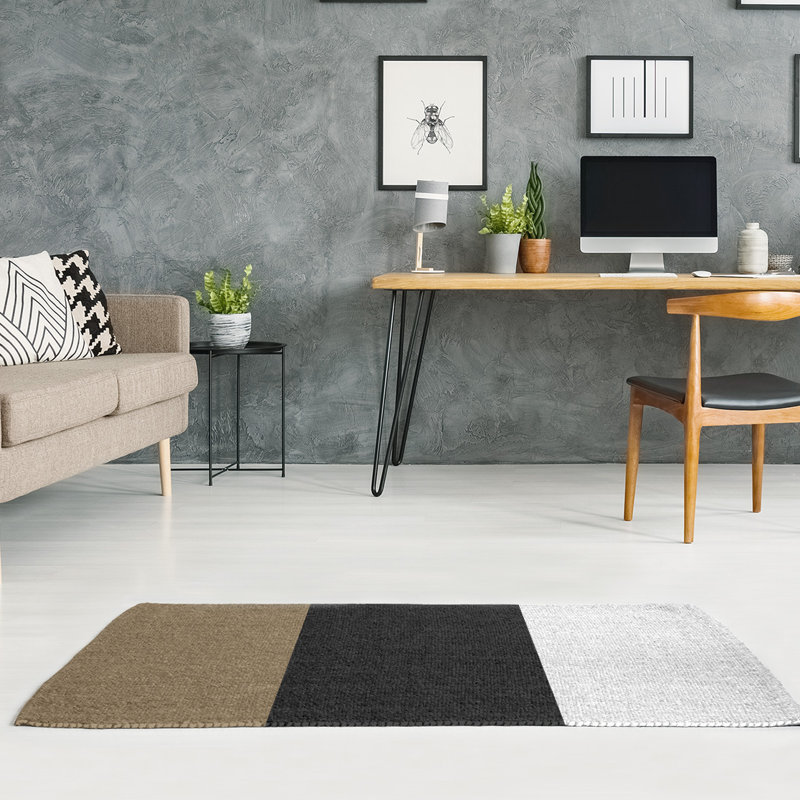 Chenille Indoor Rug, Rectangle 4' x 6'