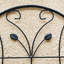 Barrière de jardin en treillis de jardin en métal 86,7 "x 19,7" treillis antirouille pour plantes grimpantes