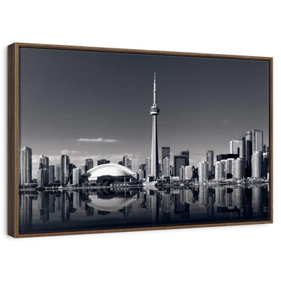 Monochrome Toronto Skyline